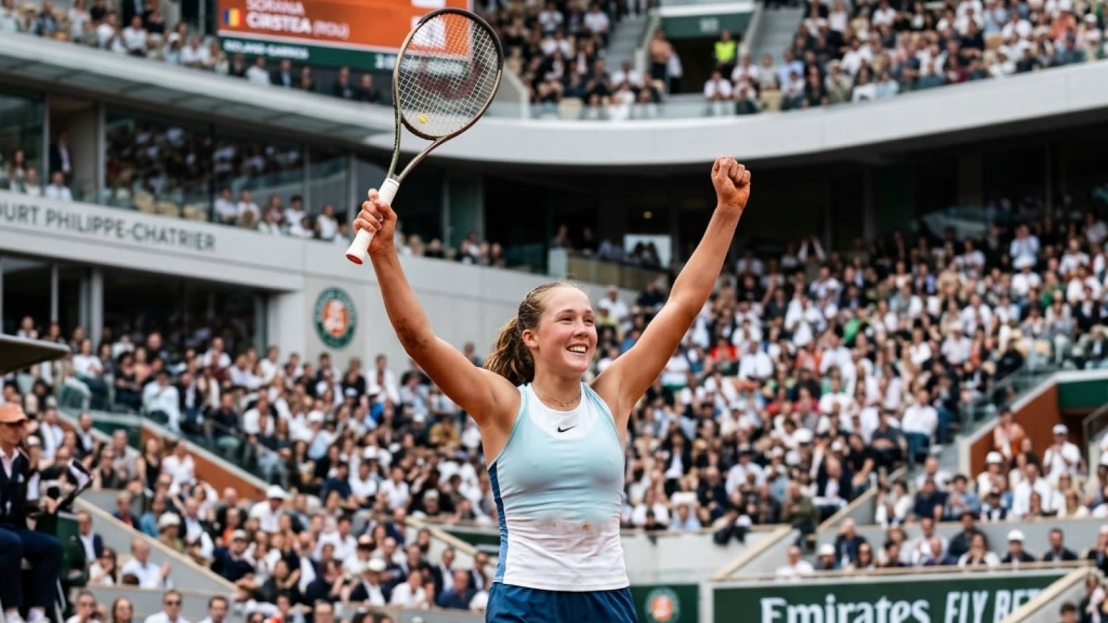 Андреева вышла в полуфинал Открытого чемпионата Франции