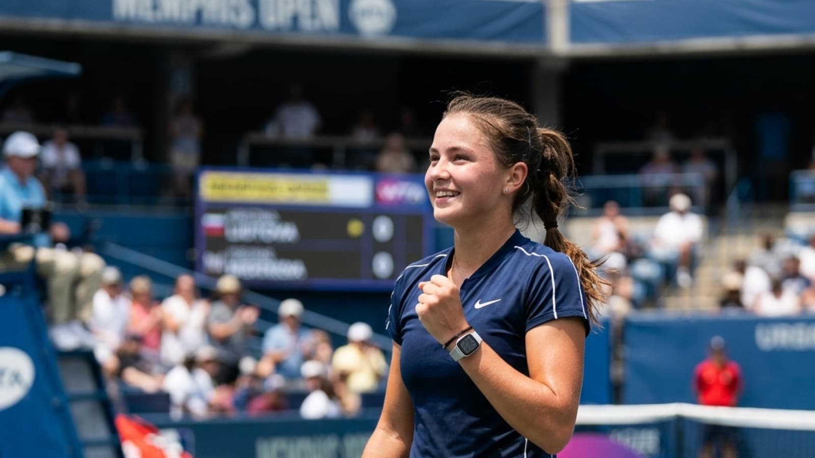 Кристина Лютова одержала первую победу на турнире WTA в Мемфисе